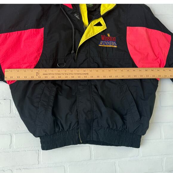 Style Auto Racing Vintage 1993 Nascar Winston Winners Club Windbreaker sz L - Picture 3 of 7